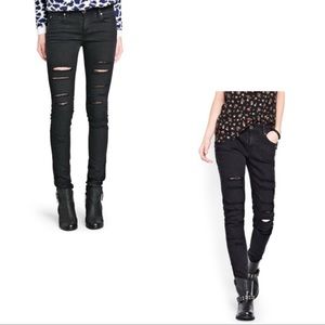 Mango ripped jeans